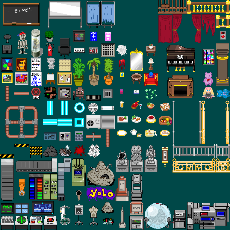 Here's a small sample of the new tilesets. We've been reworking all ...