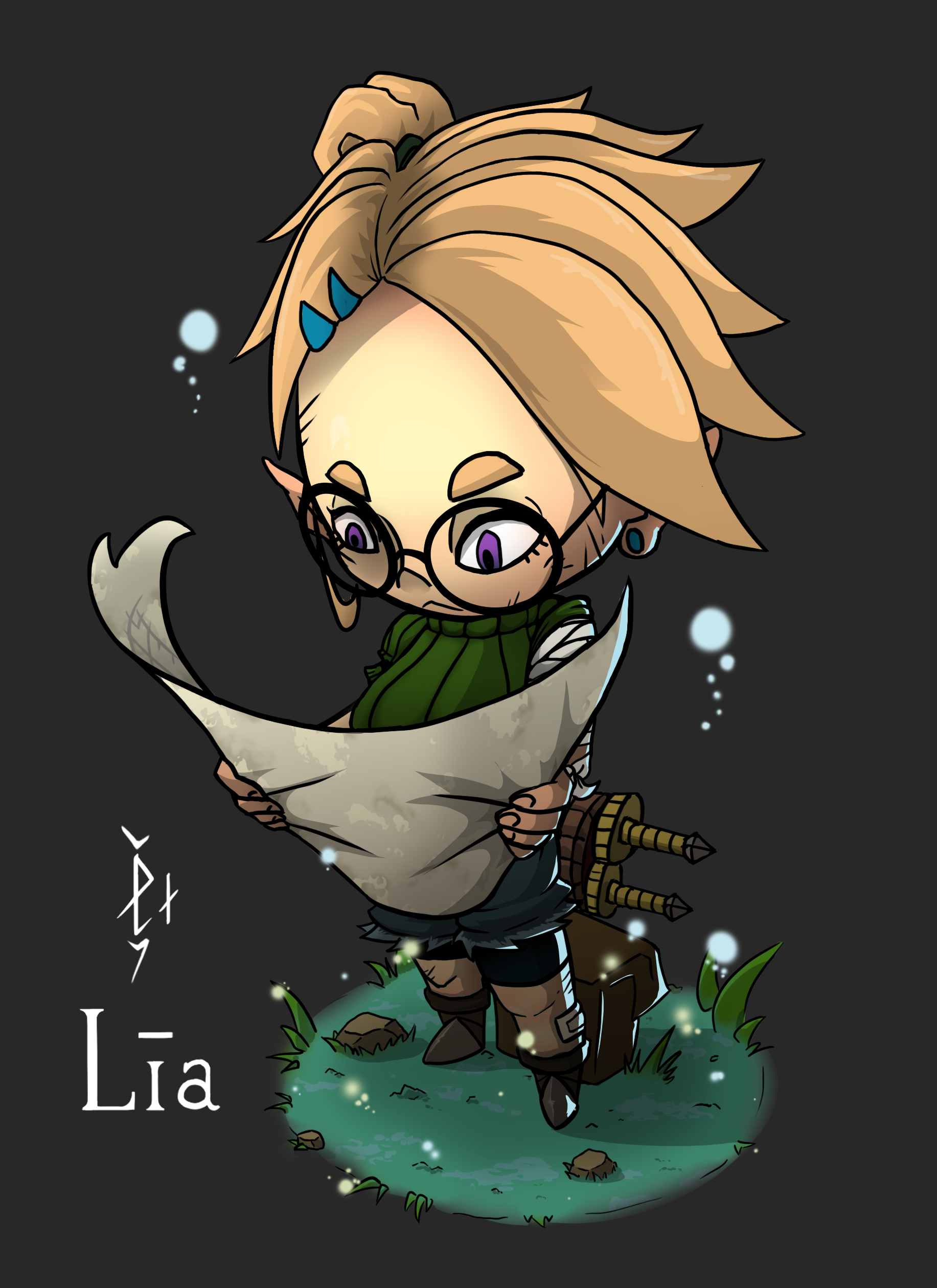 This is the second main character of Shroudfell, Lia. She will be j ...