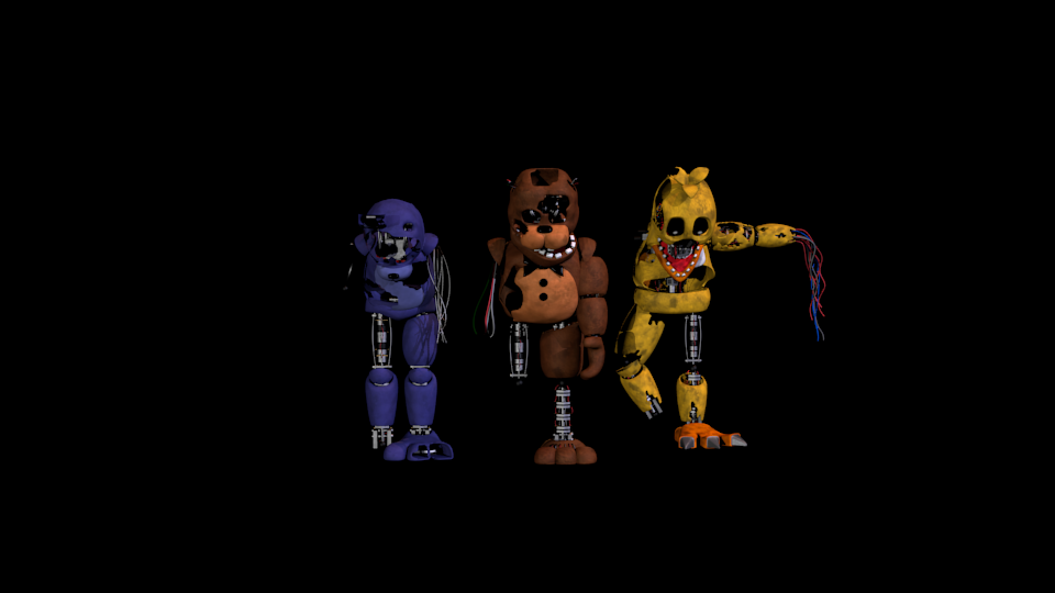 freddy bonnie chica foxy fnaf 2