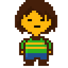 Here is the games Frisk Sprite. Leave a like and please comment for ...