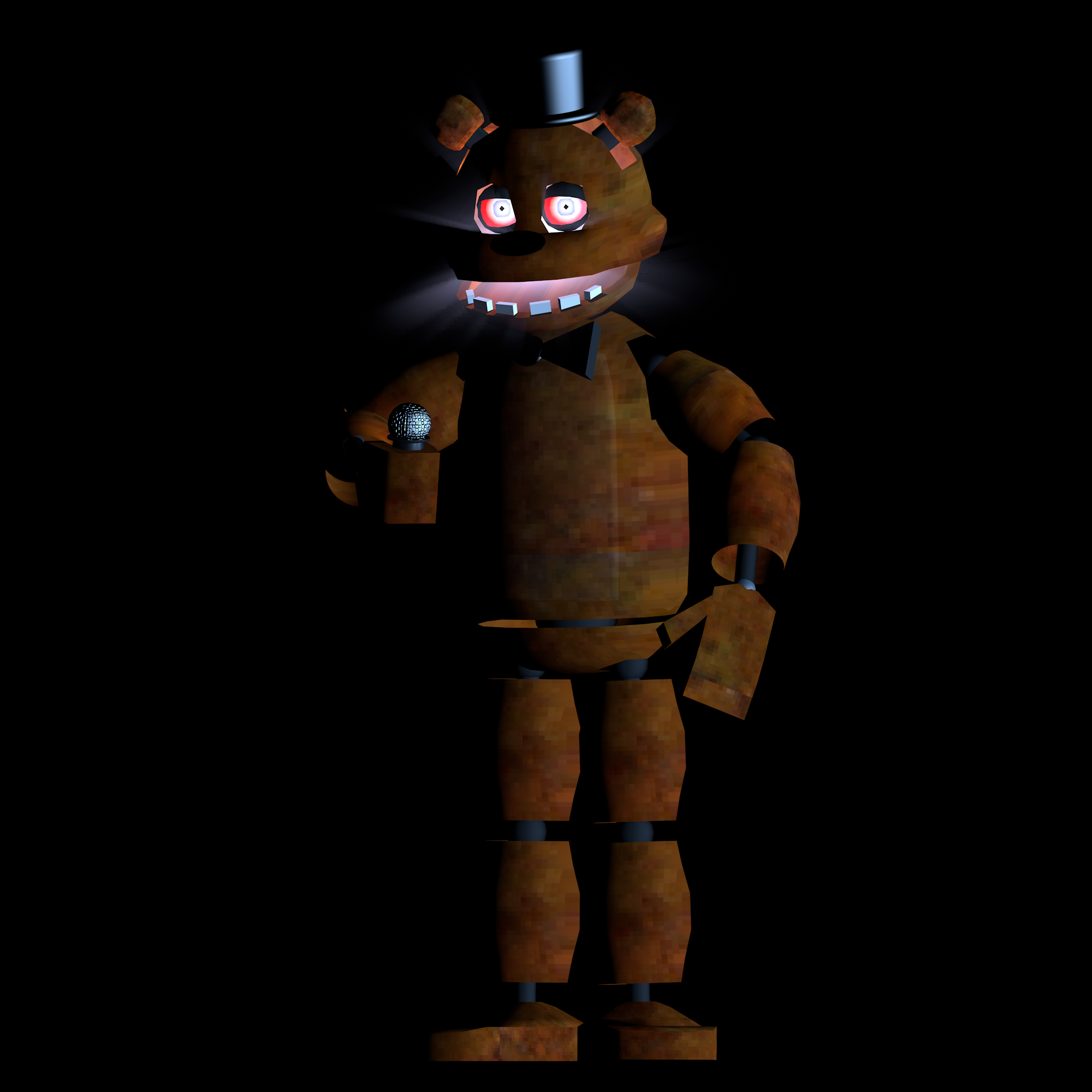 Freddy Fazbear PS1 Model - Five Nights At Freddy's | PS1 by BrK-sir ...