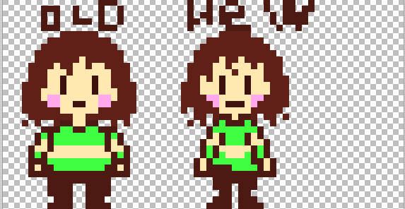 Old or new sprite OW chara? - AU - Canon!Underswap(frozen) by ...