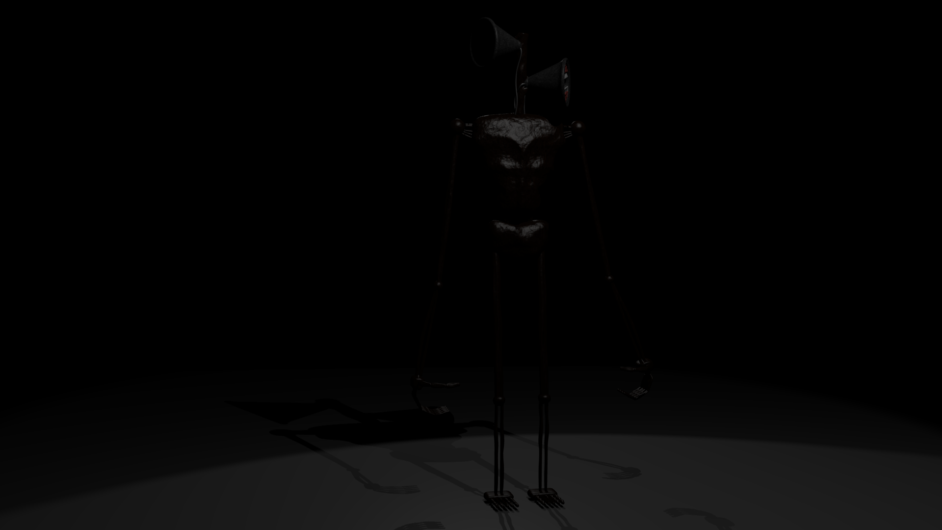 Spookyball on Game Jolt "Finished Render of Siren Head"