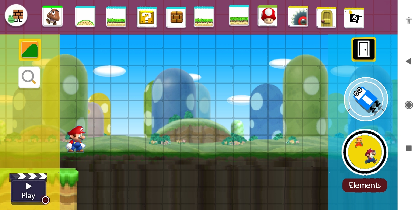 New background of nsmbw style Super Mario Maker.AE by MRAX Game Jolt