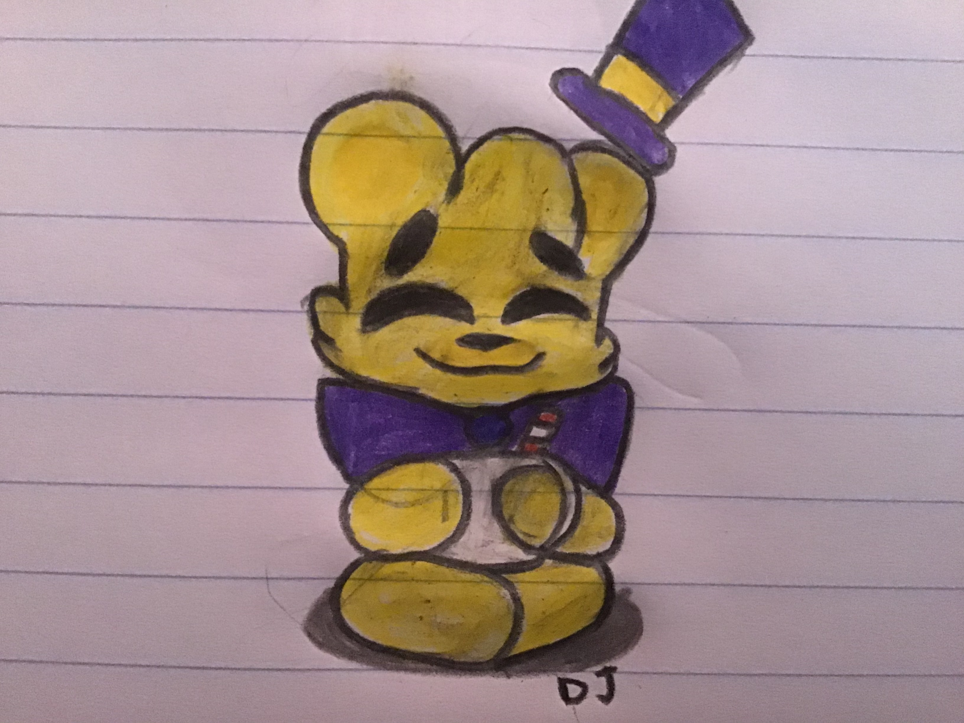 Djdeadbeatz On Game Jolt I Made A Little Drawing Of The Plush Fred Bear Drinking Some Hot Co 1210