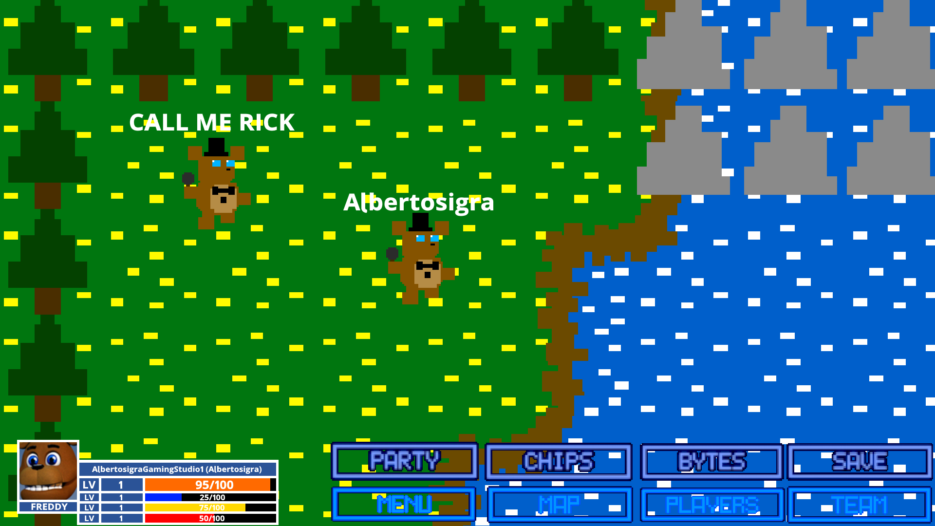 Game Concept 1 Overworld Screen (v1) WARNING (Not a Game Process S