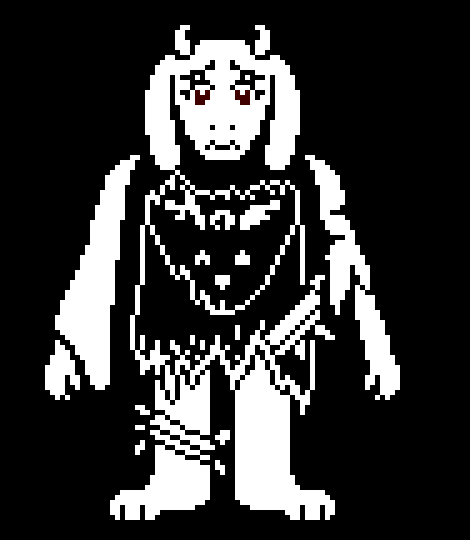 UnderGore toriel Design original toriel sprite by toby fox edited b ...