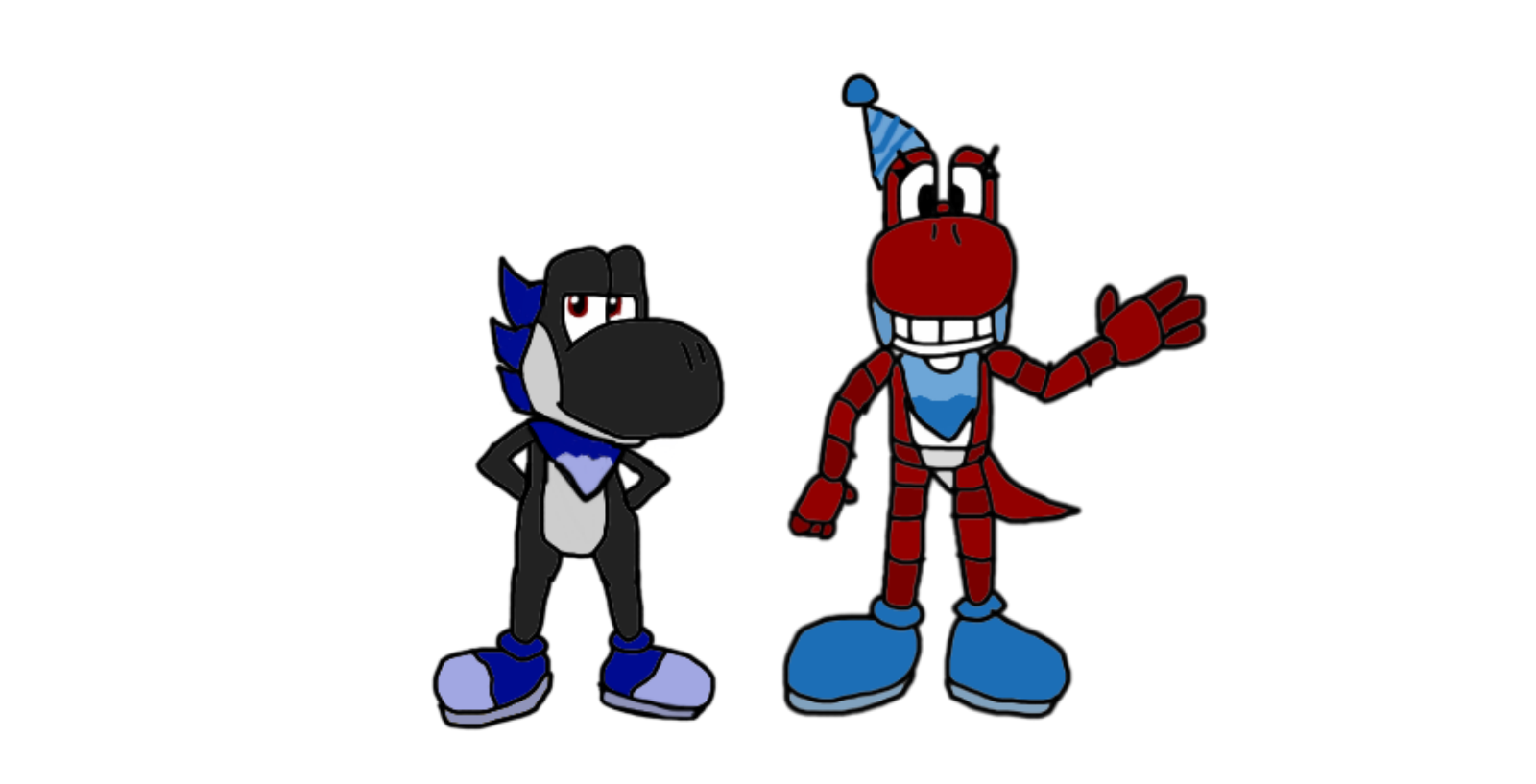 CwoodsWDCchannel On Game Jolt Lefty And Righty Yoshi 