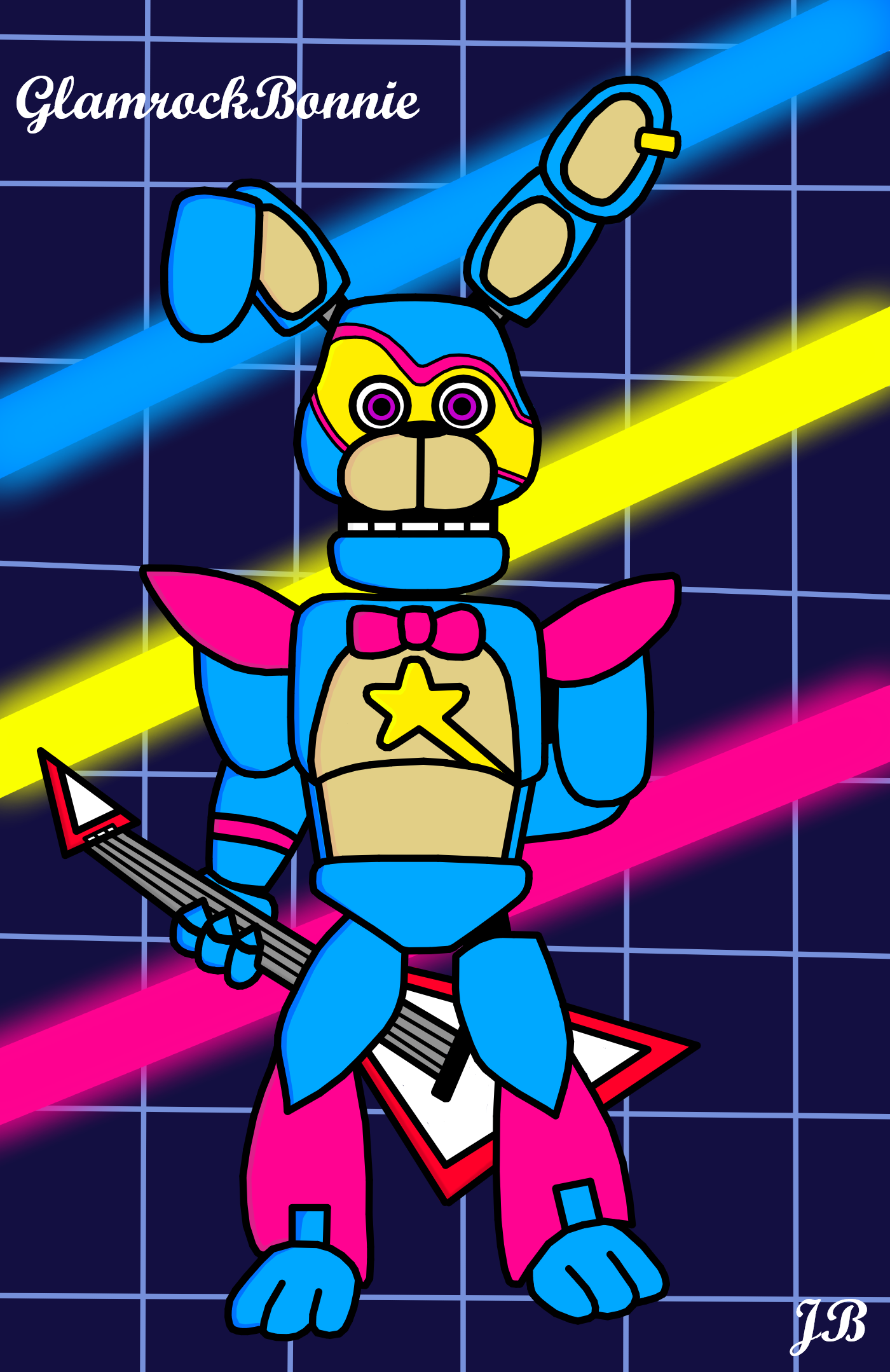 Glam Rock Bonnie Fan Art