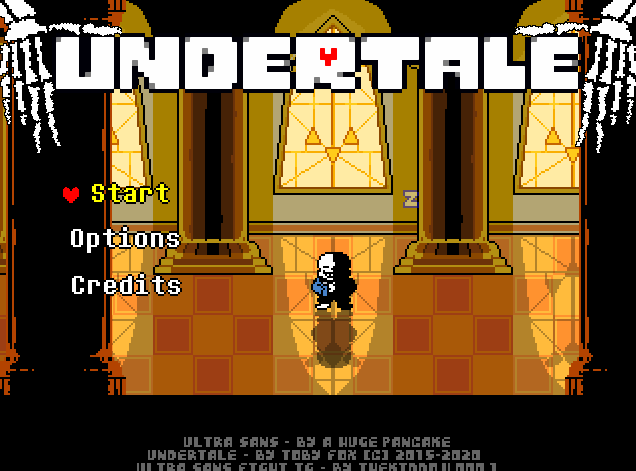 (WIP) This's gonna be the last version of the main menu. - UNDERTALE
