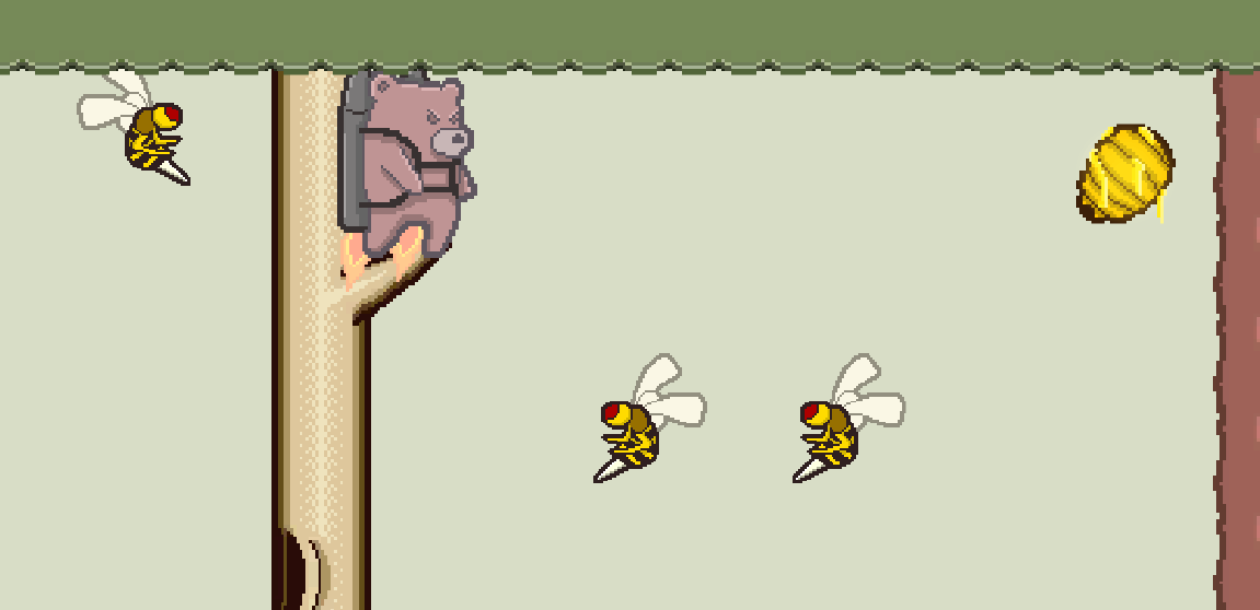 Hive and Bees Jetpack Bear by Leandro Dotta