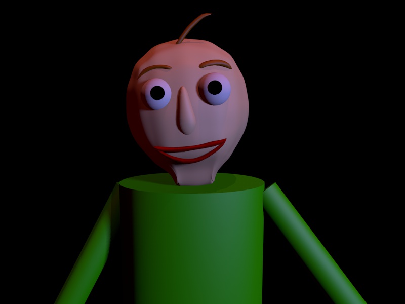 New Baldi's Model - Five Nights At Baldi's Nightmare Edition (OFFICIAL ...