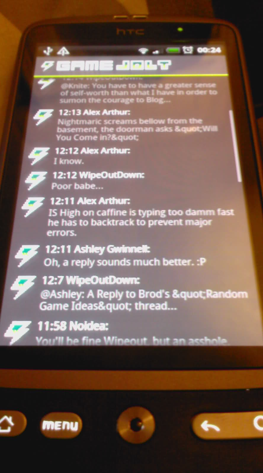 Game Jolt app Game Jolt