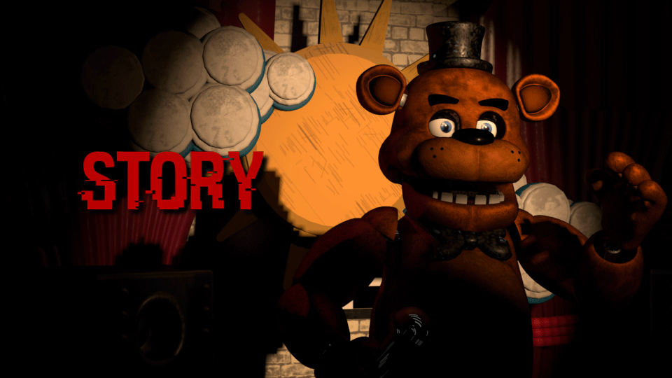 THESE ANIMATRONICS WON'T LEAVE ME ALONE!! - The Joy Of Creation: Story Mode  (Part 1) on Make a GIF